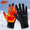 NONE Guanti invernali caldi Touch Screen Guanti da ciclismo antivento e resistenti al freddo, Guanti da corsa per uomo e donna, escursionismo, sci