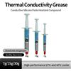 LDPCSJ GD900 7g/15g/30g Pasta di grasso termico Conduttivo Gesso siliconico Dissipatore di calore Composto Dispositivo di raffreddamento ad alte prestazioni per CPU GPU