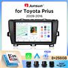 Junsun Autoradio Junsun Wireless CarPlay Android Auto per Toyota Prius Mk3 (XW30) 2009-2015 con ventola di raffreddamento integrata, navigatore GPS Android, lettore multimediale, WiFi, DSP, RDS, BT, SWC,