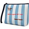 NONE Borse per il trucco Borsa per il trucco in neoprene impermeabile per le donne Borsa da toilette da viaggio per borsa da toilette cosmetica grande da esterno con etichetta