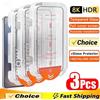 CHAO VOICE 3 pezzi protezione schermo senza polvere facile installazione per iPhone 17 Pro Max 16 Pro Max 17Air HD pellicole antigraffio in vetro temperato