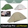 Naturehike Cloud Up Pro 20D Tenda Ultraleggera per Campeggio, Escursionismo e Viaggi, Impermeabile, per 1-2 Persone, Nuova
