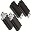 NONE Adattatore da USB C a Micro USB, convertitore femmina di tipo C, ricarica e sincronizzazione dati per Galaxy S7 e altri dispositivi con porta Micro