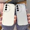 NONE Custodia Morbida Trasparente in TPU con Onde Ondulate per Samsung Galaxy S26 S25 S24 FE S22 S23 Plus Ultra A17 A37 A57 A16 A56 A36 A55 A15