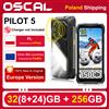 BLACKVIEW Smartphone robusto 5G AI Blackview OSCAL PILOT 5, 32 GB (8+24) + 256 GB, UNISOC T8100, schermo 2.4K da 6,67" 120Hz, batteria 15000mAh, ricarica 33W, NFC, display IPS risoluzione 720*1604