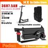 HX Monopattino elettrico pieghevole HX X6 per adulti, velocità 25 km/h, con supporto APP, e-scooter.