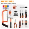 NONE Set di Attrezzi Professionali da 102 Pezzi, Cassetta degli Attrezzi Portatile, Kit di Riparazione con Cacciaviti per Casa e Garage