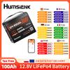 Humsienk Batteria LiFePO4 Humsienk 12V 100Ah con BMS 100A e Bluetooth, 15000 Cicli, Batteria al Litio Ferro Fosfato per Accumulo Energetico Solare Domestico