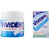 Vivident Xylit, Chewing Gum, Gusto Menta, Senza Zucchero, Senza Glutine, con Xilitolo, Confezione da 1 Barattolo e da 5 Stick, Ideali da Condividere con chi vuoi e come Formato Scorta