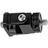 Ranuw Snail - Supporto PTZ con smorzamento regolabile per monitor con adattatore di montaggio da 1/4 foro per microfono, luce di riempimento, adattatore di montaggio per fotocamera DSLR