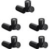 Shurhome 10 bottiglie di plastica vuote da 33 mm, contenitori per film, contenitori per accessori, perle artificiali, monete, pesca, taniche a prova di luce