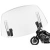 Generisch Prolunga del parabrezza per moto, tenda paravento | Spoiler prolungato per una migliore stabilità di guida per moto, scooter, ATV