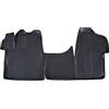 J&J AUTOMOTIVE Tappetini Auto in Gomma su Misura per Renault Master 3 2010-2024, Set da 2 Pezzi, Bordo Alto 4 cm, Antiscivolo, Inodore, Colore Nero