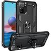 Max Power Digital Cover per Xiaomi Redmi Note 10s/Redmi Note 10 con Girevole Anello 360 Gradi Custodia Magnetica Antiurto Rigida Resistente Protettiva Case Bumper Ring (Xiaomi Redmi Note 10s/Redmi Note 10, Nero)