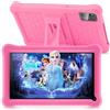 SANNUO Tablet per bambini 7 pollici, Android 13, 8 GB RAM + 64 GB ROM (espandibile 256 GB), controllo genitori, schermo HD IPS, certificato GMS, Wi-Fi, tablet educativo bambini con custodia (Rosa)