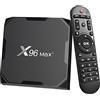 Zedo Android TV Box 4GB RAM 32GB ROM 2.4G + 5.8G WiFi 1000M LAN X96 Max+ Android Box Amlogic S905X3 Quad-core Bluetooth 4.0 4K 60fps Supporto HDR