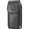 Hengwin Custodia magnetica in vera pelle per iPhone 13 Pro Max 12 Pro Max Custodia con clip da cintura per iPhone 11 Pro Max XS Max 8 Plus 7 Plus 6 Plus Custodia per cintura da uomo (nero)