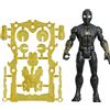 Marvel Hasbro Marvel Studios, Spider-Man: Far from Home, ActionVerse, Black & Gold Suit Spider-Man, Action Figure da 11,4 cm e Accessori