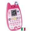 VTech Il Miaoraviglioso Telefono di Gabby, Smartphone Bambini con 4 Giochi Inclusi, Parla e Gioca con Gabby, Tastiera Numerica per Imparare a Contare, Lingua Italiana, Batterie Incluse, 3-7 Anni
