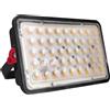 CREATESTAR Faretto Led da Esterno 100W 10000LM, Faretti Led Esterni 3000K Bianco caldo, IP66 Impermeabile Faro per magazzino campo sportivo giardino garage cortile parcheggio