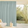 PONY DANCE Tende Moderno per Salotto e Camera da Letto Semitrasparenti Tende per Interni Lino con Fettuccia Curtain Soggiorno Eleganti 1 Pezzo L 300 x A 260 CM, Verde Chiaro