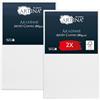 Artina Set da 2 Tela per Dipingere 50x80 cm - 100% Cotone 280g/m² - Telaio in Legno Certificato FSC - Non Si deforma - Canvas Tela Bianca Tele per Pittura - Tele per Dipingere Akademie