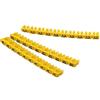 SagaSave 260 pz 1,5 mm Lettera A-Z Marcatori per cavi Giallo Marcatore Lettera Tag Etichetta per 2-3mm Filo