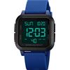 Forrader Orologio sportivo digitale da uomo, impermeabile, con retroilluminazione a LED, sveglia, conto alla rovescia, doppio orario, cronometro, 12/24 ore, per uomini, donne, adolescenti