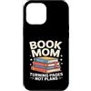 Reading Mother Literature Lover Custodia per iPhone 12 Pro Max Libro Mamma Girare Pagine Nessun Piano Lettura Amante