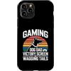 Dog Father Gamer Pup Lover Custodia per iPhone 11 Pro Gioco Cane Papà Vittoria Schermo E Scodinzolante Code