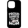 Siamese Cat Mama Feline Lover Funny Custodia per iPhone 14 Pro Max Orgoglioso gatto siamese mamma