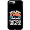 Book Mom Cat Lover Reading Cat Mom Custodia per iPhone 7 Plus/8 Plus Prenota Mamma Amante Gatto Lettura Con Il Mio Amante Felline