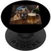 Funny Great Dane Dog Drinking Beer Meme Great Dane Bere Birra Divertente Cane Alano Meme PopSockets PopGrip Adesivo