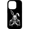 Animali Gotici E Regali Gotici Grunge Custodia per iPhone 14 Pro Coniglio Gotico Raccapricciante, Coniglietto Horror,