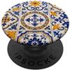 Preposh Mediterraneo Blue Tile Azulejo Mosaico Vintage Estetica PopSockets PopGrip Adesivo