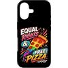 LGBTQIA+ Equal Rights And Free Pizza Tee Custodia per iPhone 17 LGBTQIA+Uguali Diritti E Pizza Gratis