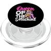 Casino Gambling & Slot Machine Vegas App Regina del vincitore del jackpot del gioco d'azzardo del casinò slot machine PopSockets PopGrip per MagSafe