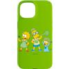 The Simpsons Lisa Bart Maggie St. Patrick's Day Custodia per iPhone 15