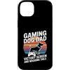 Dog Father Gamer Pup Lover Custodia per iPhone 14 Plus Gioco Cane Papà Vittoria Schermo E Scodinzolante Code