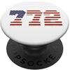 City & State Port St Lucie Florida 772 Codice Area Patriota locale Americano PopSockets PopGrip Adesivo