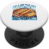 Divertente Maglietta Bootleg Che Griglia Maglietta Divertente Bootleg Grilling Hot Dog Dog Meme PopSockets PopGrip Adesivo