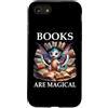 Cup Book Dragon Shirt Books are Magic Ph Custodia per iPhone SE (2020) / 7/8 Books are Magical Dragon Book Lover Read Books Happy Dragons