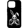 Animali Gotici E Regali Gotici Grunge Custodia per iPhone 16 Pro Coniglio Gotico Raccapricciante, Coniglietto Horror,