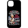 Funny Cruise Grandma In Her Seventies Tr Custodia per iPhone 14 Plus Mai sottovalutare la vecchia donna ancora naviga nei suoi settant'anni