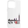 New York Skyline Big Apple NYC Tourist Custodia per iPhone 15 Pro Max New York, orizzonte, grande, mela, nyc, grafi