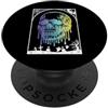 Funny Halloween Shirts Scary Gifts Men W Arte grafica arcobaleno spaventoso di Halloween del teschio di fusione colorato PopSockets PopGrip Adesivo
