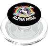 Funny Men's Sayings & Funny Designs For Alpha Male - Divertente detto sarcastico novità ragazzi Cool Men PopSockets PopGrip per MagSafe
