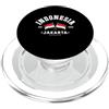 Indonesia home gift Indonesia friend Ind Indonesia regalo casa Indonesia amico Indonesia bandiera PopSockets PopGrip per MagSafe