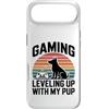 Retro Gaming Mom Puppy Gamer Squad Custodia per iPhone Air Gioco di livellamento con il mio cucciolo retrò