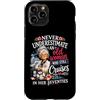 Funny Cruise Grandma In Her Seventies Tr Custodia per iPhone 11 Pro Mai sottovalutare la vecchia donna ancora naviga nei suoi settant'anni